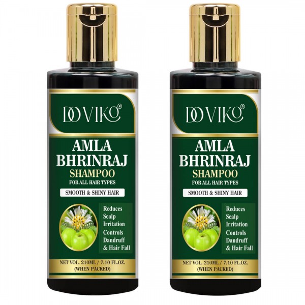 Doviko Organic Amla Bhringraj Shampoo – Pack of 2 (420ML)