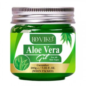 Doviko Pure Aloe Vera Green Gel for Skin & Hair - Pack of 1 (200g)