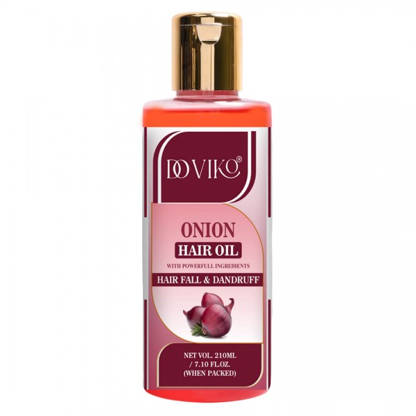 Doviko Organic Onion Hair Oil – Pack of 1 (210 ML)
