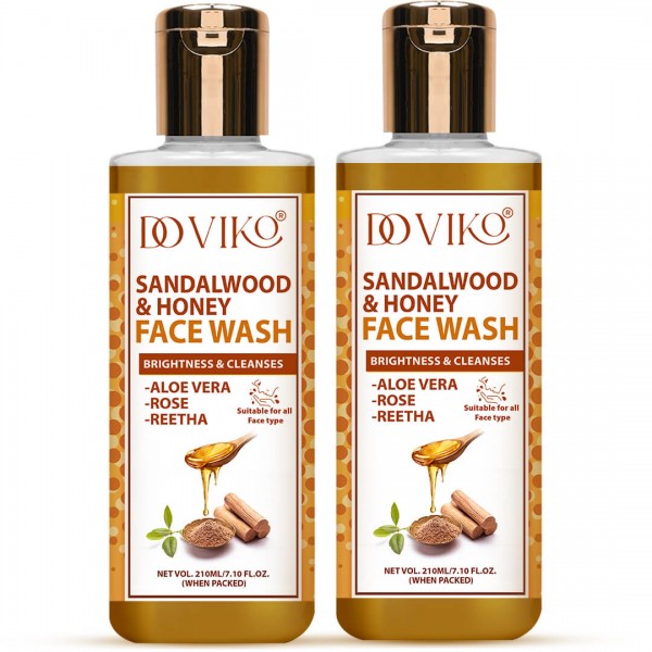 Doviko Pure Sandalwood & Honey Face Wash – 2x210ML