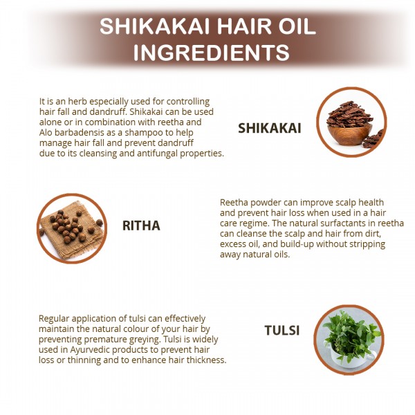 Doviko Natural Shikakai Hair Oil for Hair Growth - Pack of 1 (210 ML) - Image 4